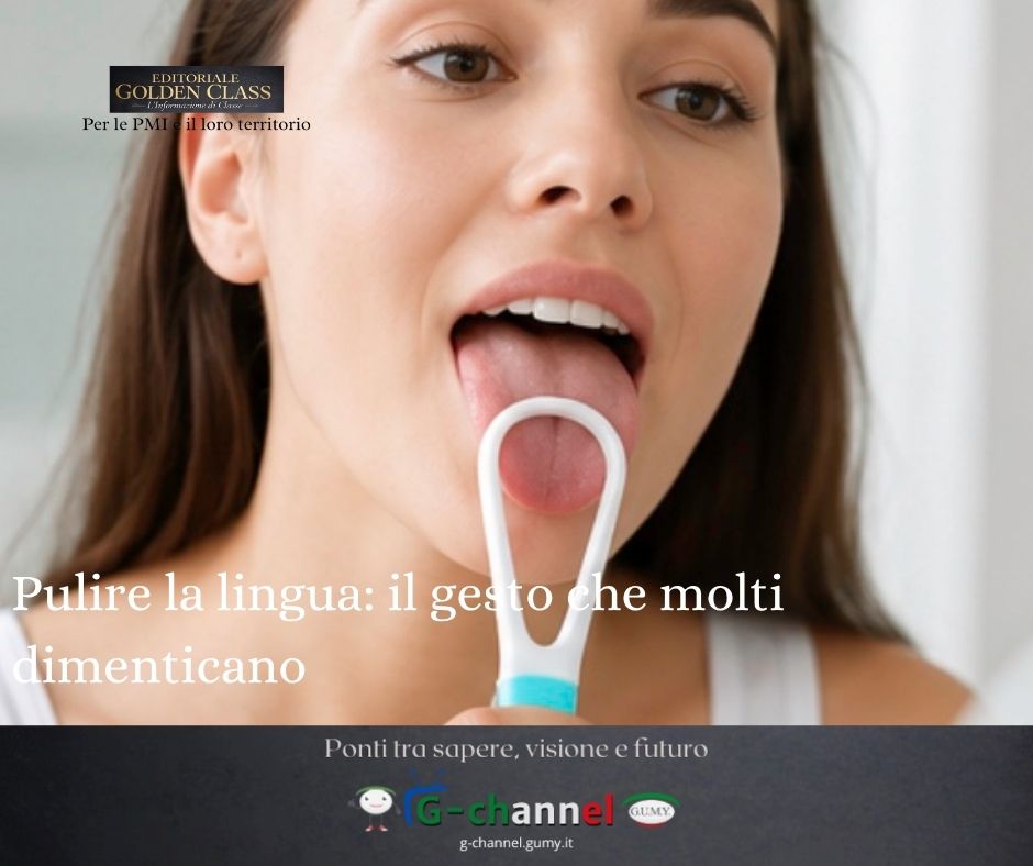 Pulire la lingua: il gesto che molti dimenticano